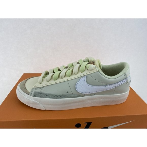 Nike Blazer Low '77 Sea Glass Women's Sneakers Shoes Beige Green DM7186 011 - Picture 5 of 12